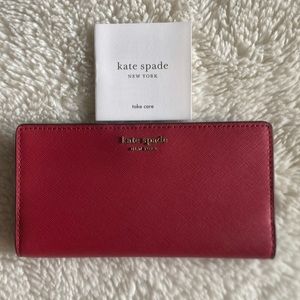Red Leather Wallet
